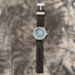 Diesel Black and Gray Watch Sleek Design